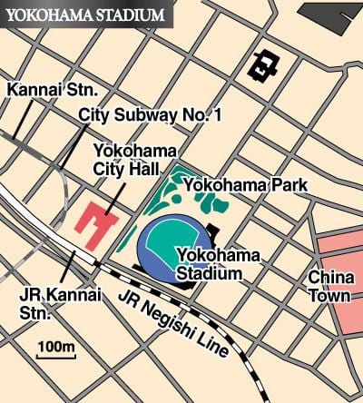 Yokohama haritası Stadyumu