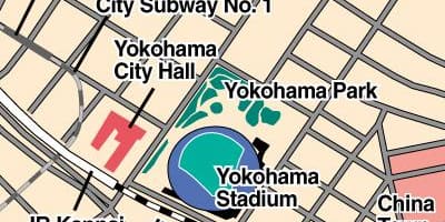 Yokohama haritası Stadyumu